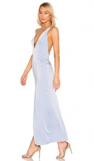 NBD Pisces Gown Soft Blue | celebration maxi gowns - flipped