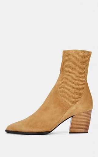 PIERRE HARDY Rodeo Suede Ankle Boots in Beige - flipped