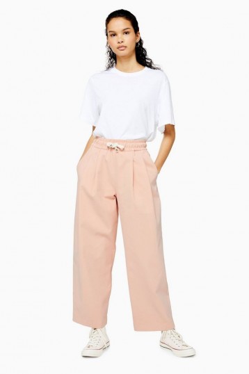 Topshop Boutique Pink Carrot Joggers | sports luxe fashion