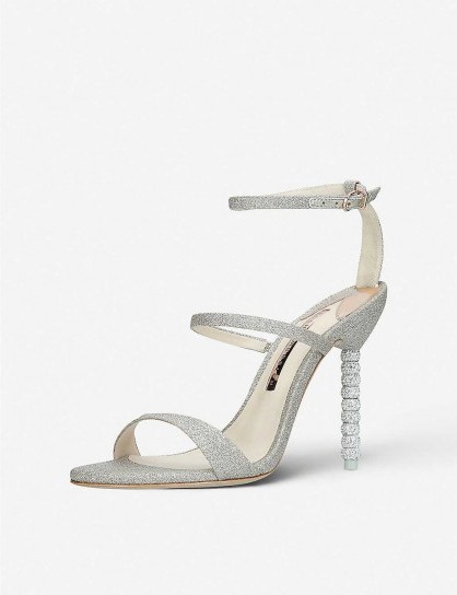 SOPHIA WEBSTER Rosalind crystal heeled sandals 100 ~ glitter heels - flipped