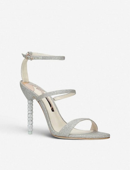 SOPHIA WEBSTER Rosalind crystal heeled sandals 100 ~ glitter heels