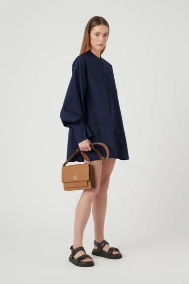 CAMILLA AND MARC ELISE NAVY SHIRTING DRESS ~ stylish loose fitted dresses