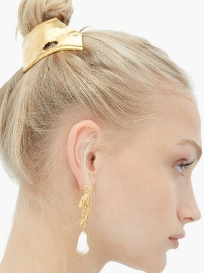ALIGHIERI The Overthinker gold-plated hair tie | chic updo accessory - flipped