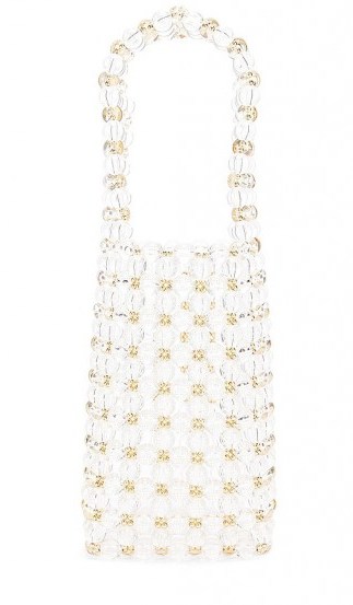 Amber Sceats Sophie Handbag in Clear | beaded bags - flipped