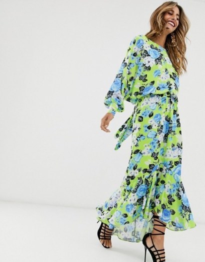 ASOS EDITION maxi dress in chintz print | summer party frock - flipped