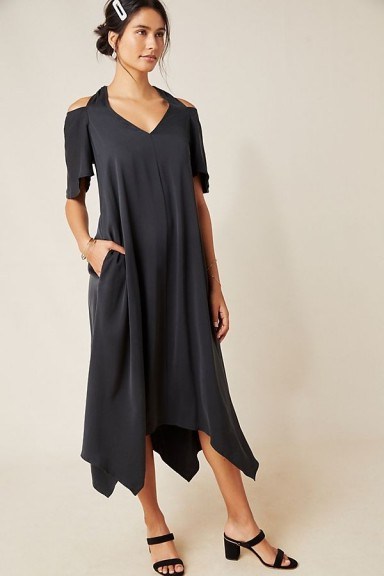 Maeve Georgiana Midi Dress | cold shoulder dresses - flipped