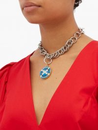 CHOPOVA LOWENA Bonnie Scotland curb-chain necklace ~ chunky chains ~ pendant necklaces