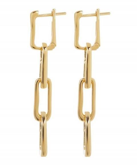 MONICA VINADER Gold Vermeil Alta Capture Charm Cocktail Earrings - flipped