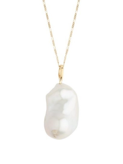 NADIA SHELBAYA 210 Grande Baroque pearl & 18kt gold necklace - flipped