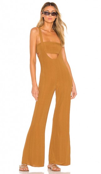 House of Harlow 1960 X REVOLVE Morin Jumpsuit in Toffee | summer fashion