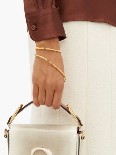 CHARLOTTE CHESNAIS Ivy 18kt gold-plated bracelet ~ contemporary jewellery - flipped