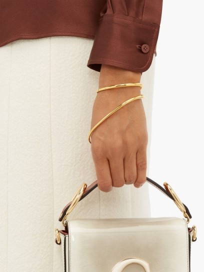 CHARLOTTE CHESNAIS Ivy 18kt gold-plated bracelet ~ contemporary jewellery