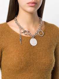 MM6 MAISON MARGIELA silver-tone chain necklace