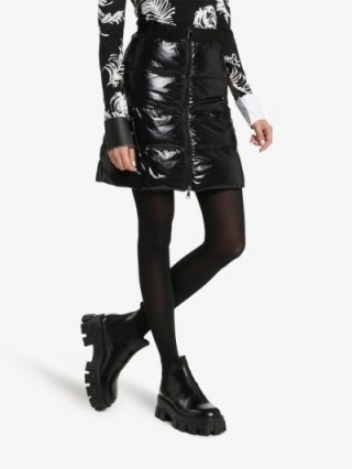 Moncler Quilted Zip-Up Mini Skirt - flipped