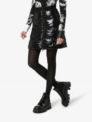 Moncler Quilted Zip-Up Mini Skirt