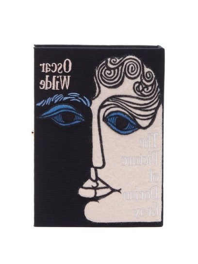 OLYMPIA LE-TAN The Picture of Dorian Gray book clutch | designer occasion bag - flipped