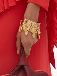 DOLCE & GABBANA Charm-embellished brass bracelet ~ beautiful Italian gold-tone bracelets