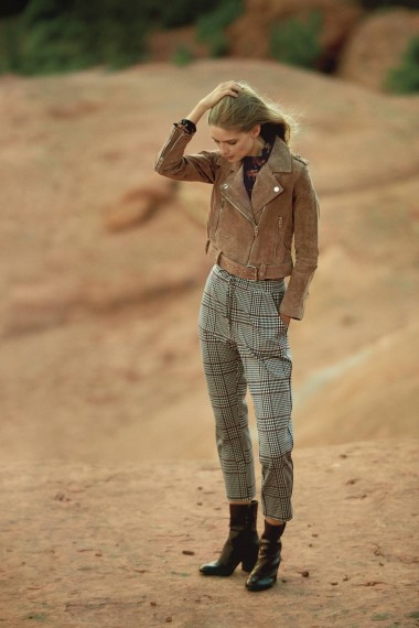 ANTHROPOLOGIE Dickens Trousers ~ cropped plaid pants