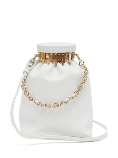 ALTUZARRA Ice white-leather cross-body bag | luxe crossbody bags