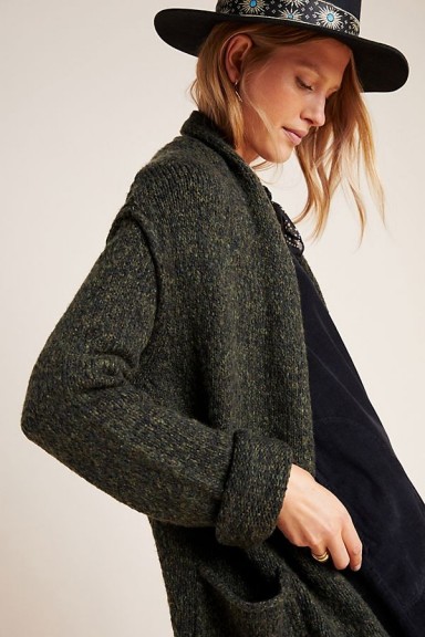 ANTHROPOLOGIE Josie Cardigan in Holly ~ comfy dropped shoulder cardigans