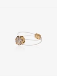 Persée 18K Yellow Gold Floating Diamond Ring / delicate illusion rings
