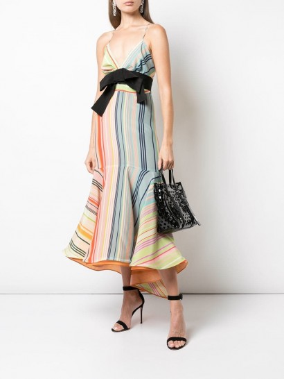 SILVIA TCHERASSI Summer Stripes dress – voluminous hemlines