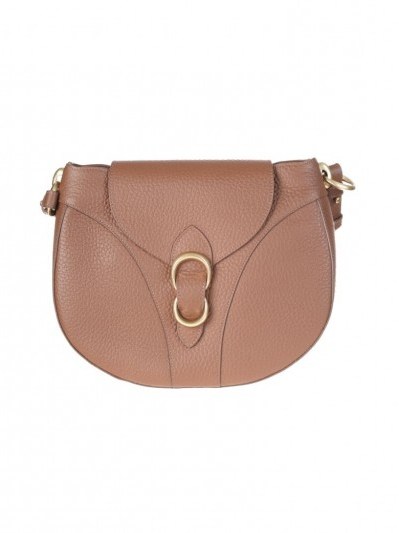 ORCIANI “BETH SOFT” SHOULDER BAG – textured leather handbags - flipped