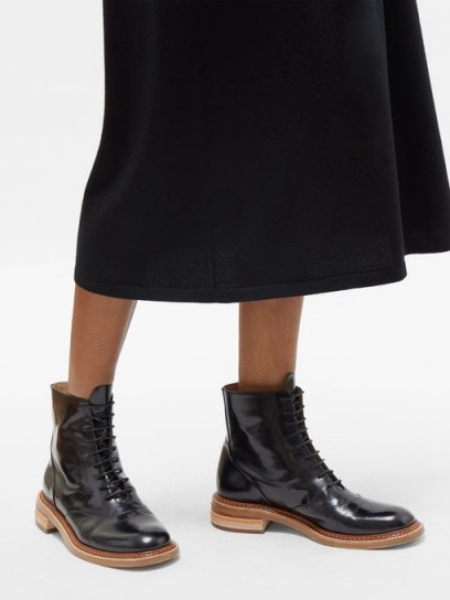 GABRIELA HEARST Robin leather ankle boots in black
