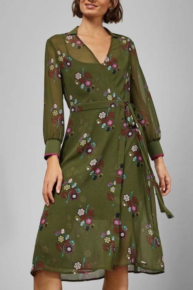 Ted Baker Mammil Floral Wrap Dress