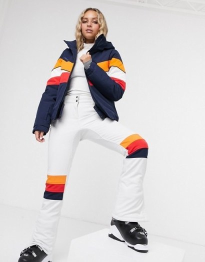 Protest Leemarie snow pant in white | sports clothing - flipped