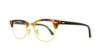 Glasses Direct Ray-Ban Clubmaster 5154-49 in Brown Havana – classic vintage style