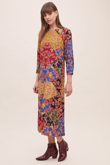 Kachel Sarita Floral Midi Dress – multi-print dresses