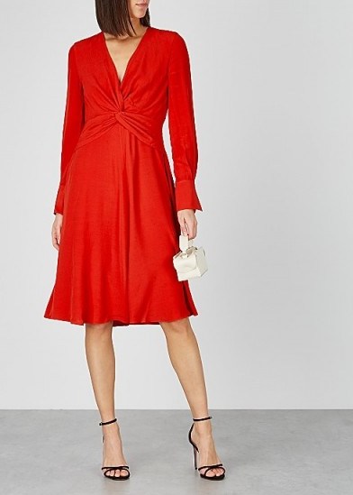 EQUIPMENT Andrea red twisted dress - flipped