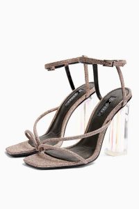 Topshop ROCKET Transparent Heel | glittering sandals
