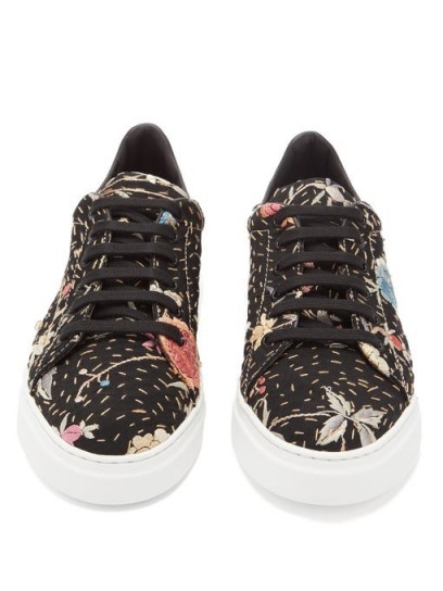 BY WALID 19th-century tapestry trainers in black