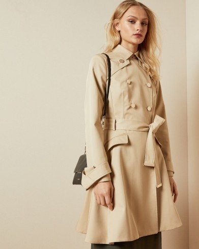 Ted Baker LUCIEY Traditional belted mac in natural ~ classic mac
