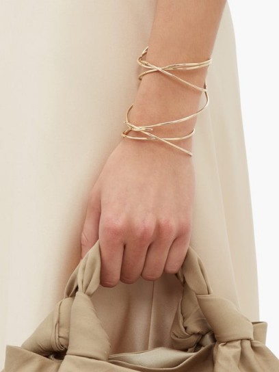 COMPLETEDWORKS The Meditations of a Fisherman gold-vermeil cuff – delicate twisted cuffs