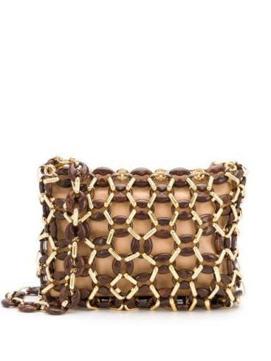 BY FAR Capria chainlink-overlay shoulder bag - flipped