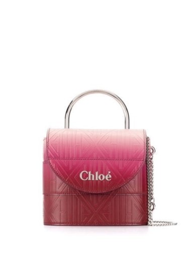 CHLOÉ small Aby Lock crossbody bag in pink