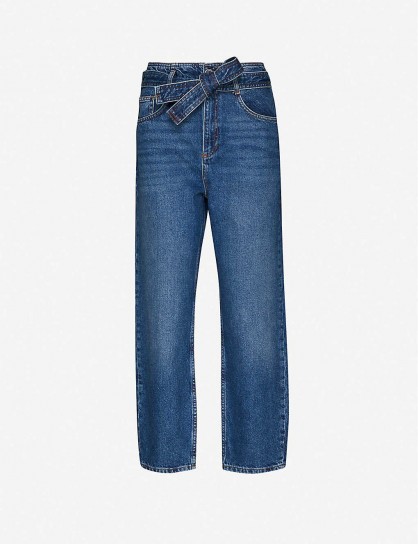 CLAUDIE PIERLOT Persane faded straight-leg high-rise jeans