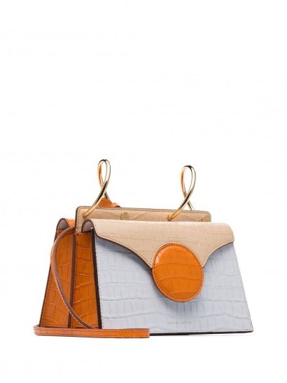 DANSE LENTE mini Phoebe crossbody bag | small colourblock bags - flipped