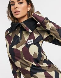 Eivy Icecold Hood Top base layer in wine camo