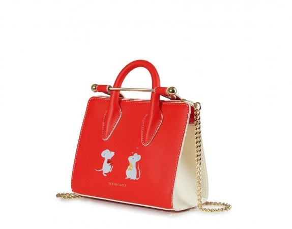 Strathberry NANO TOTE – CHINESE NEW YEAR LIMITED EDITION - flipped