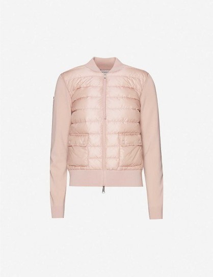 MONCLER Padded shell jacket in Pink - flipped