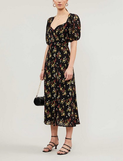 REFORMATION Wildflower floral-print woven maxi dress in Vionnette – vintage look dresses