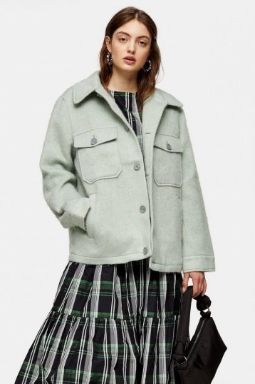 TOPSHOP Sage Jacket With Wool - flipped