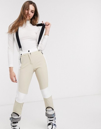 Topshop ski in | skiing pants with braces | snow sport clothing