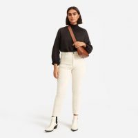 EVERLANE The Cheeky Straight Corduroy Pant in Canvas