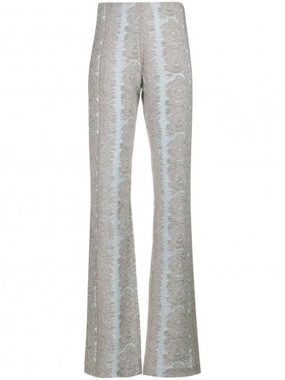 ACNE STUDIOS jacquard detail high-waisted trousers - flipped