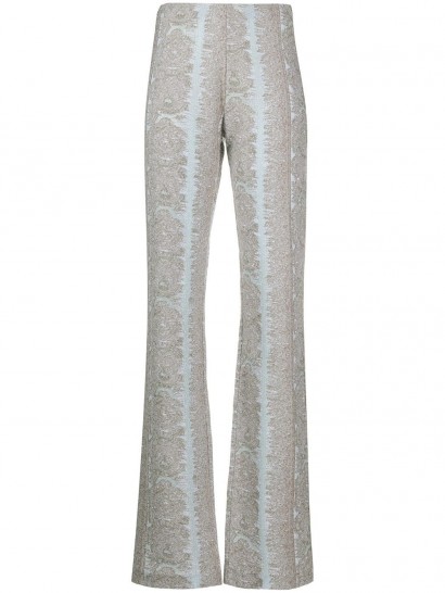 ACNE STUDIOS jacquard detail high-waisted trousers